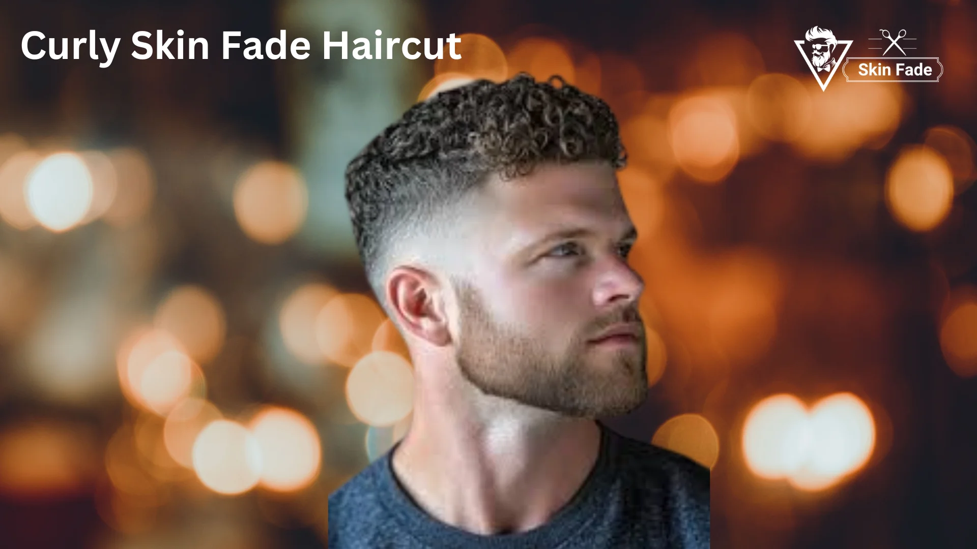 Curly Skin Fade haircut