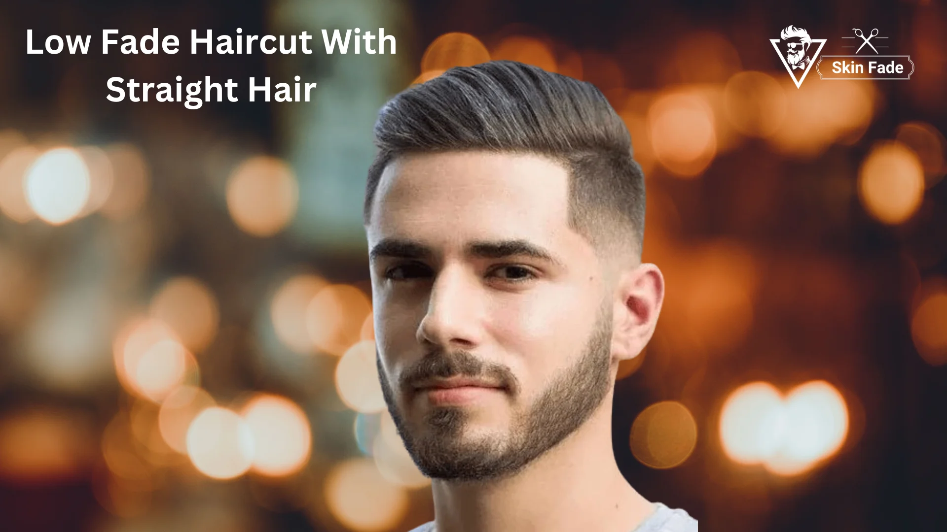 Low Fade Haircut With Straight Hair