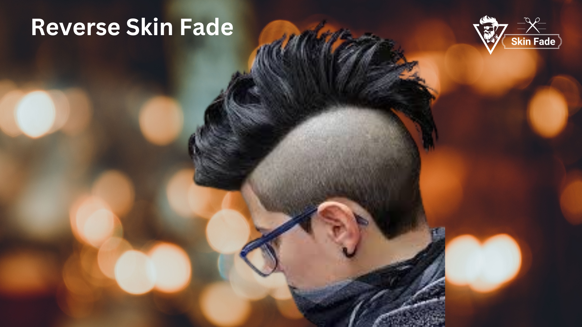 Reverse Skin Fade haircut