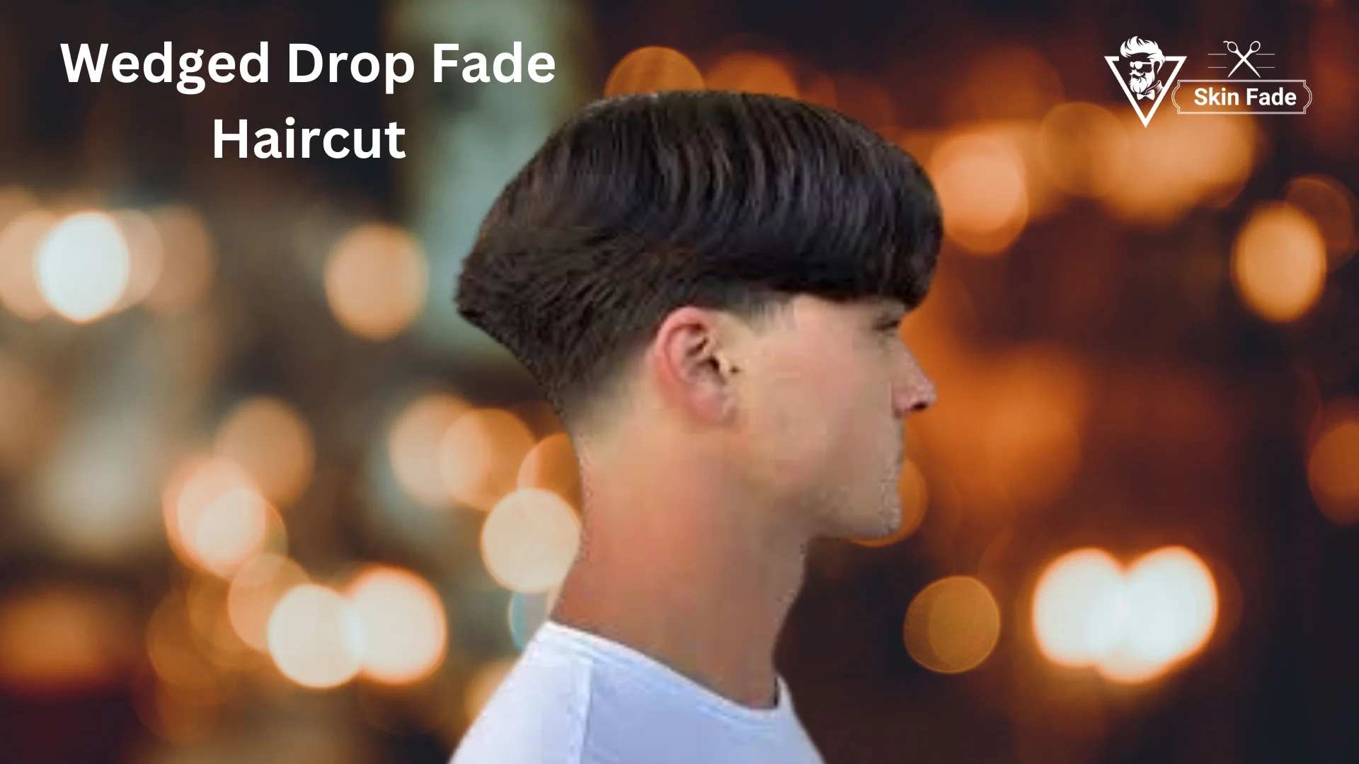 Wedged Drop Fade Haircut