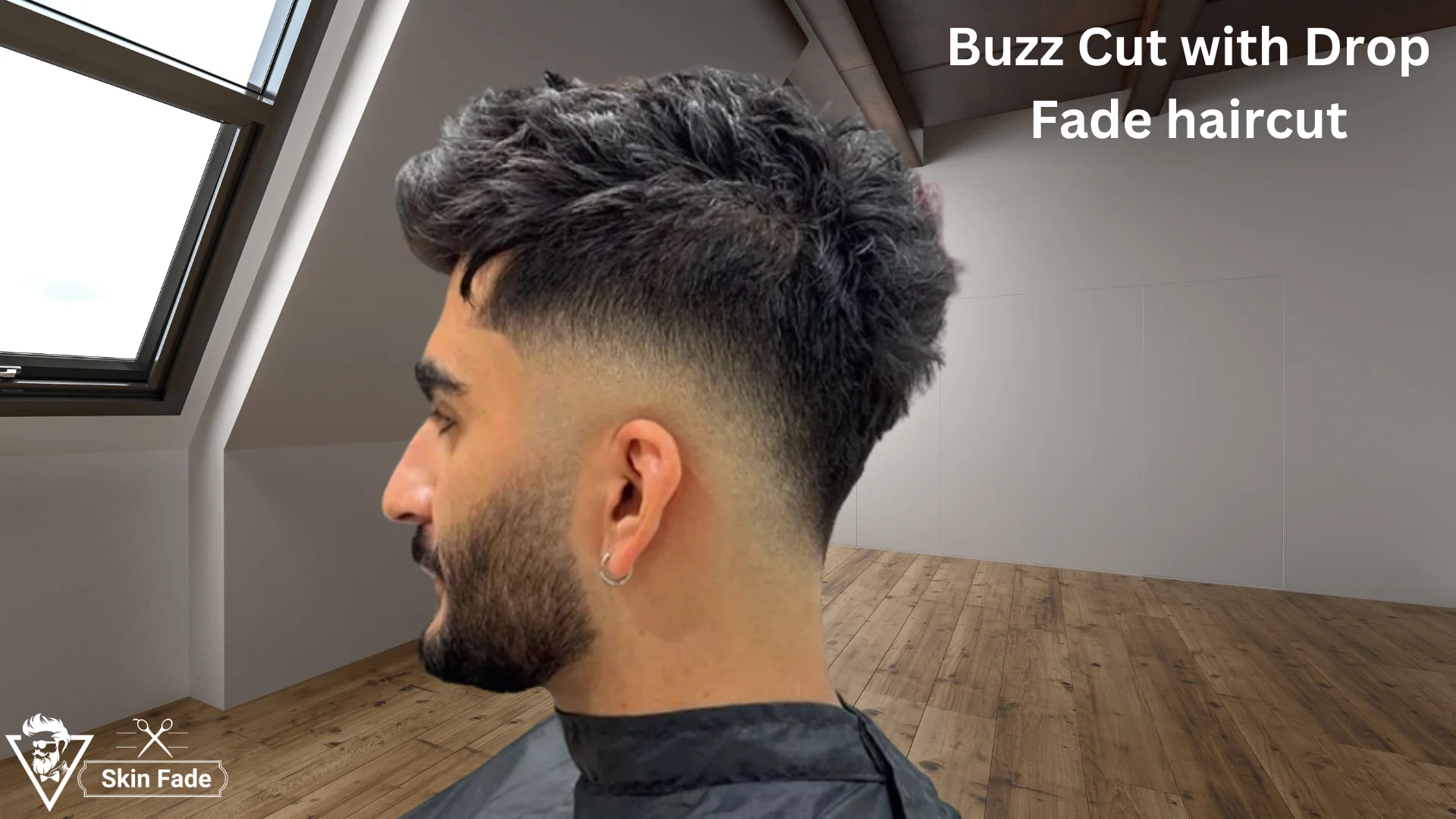 Buzz Cut with Drop Fade