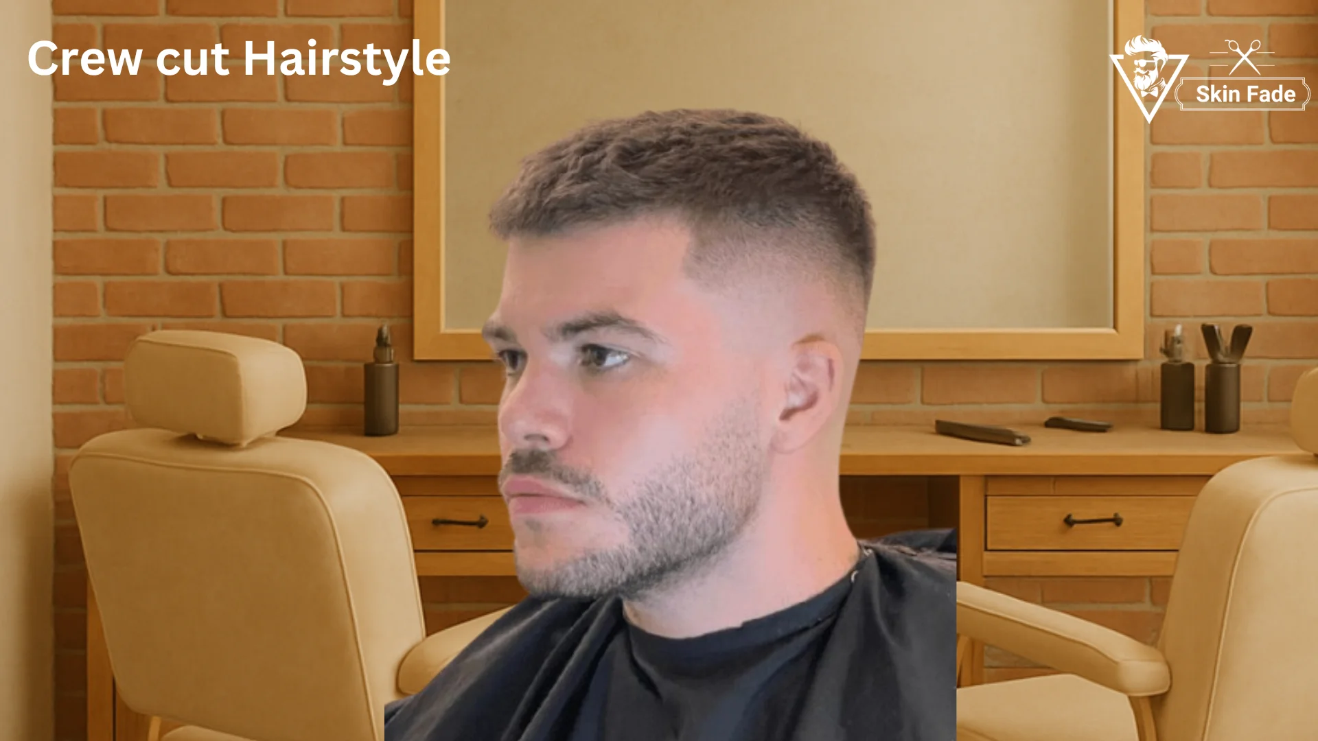 Crew cut hairstyle