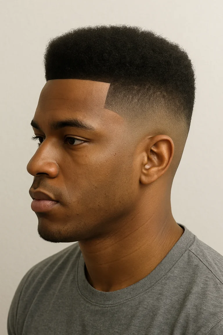 Modern Afro High and Tight with Shape-Up