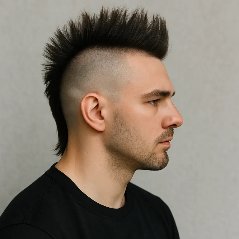 Mohawk Reverse Fade Hairstyle
