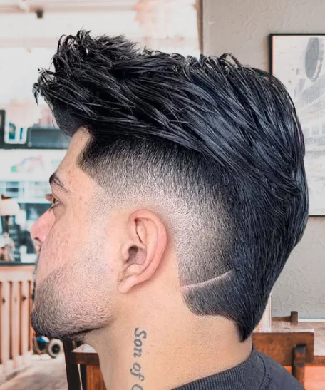 Rebellious Burst Fade Undercut