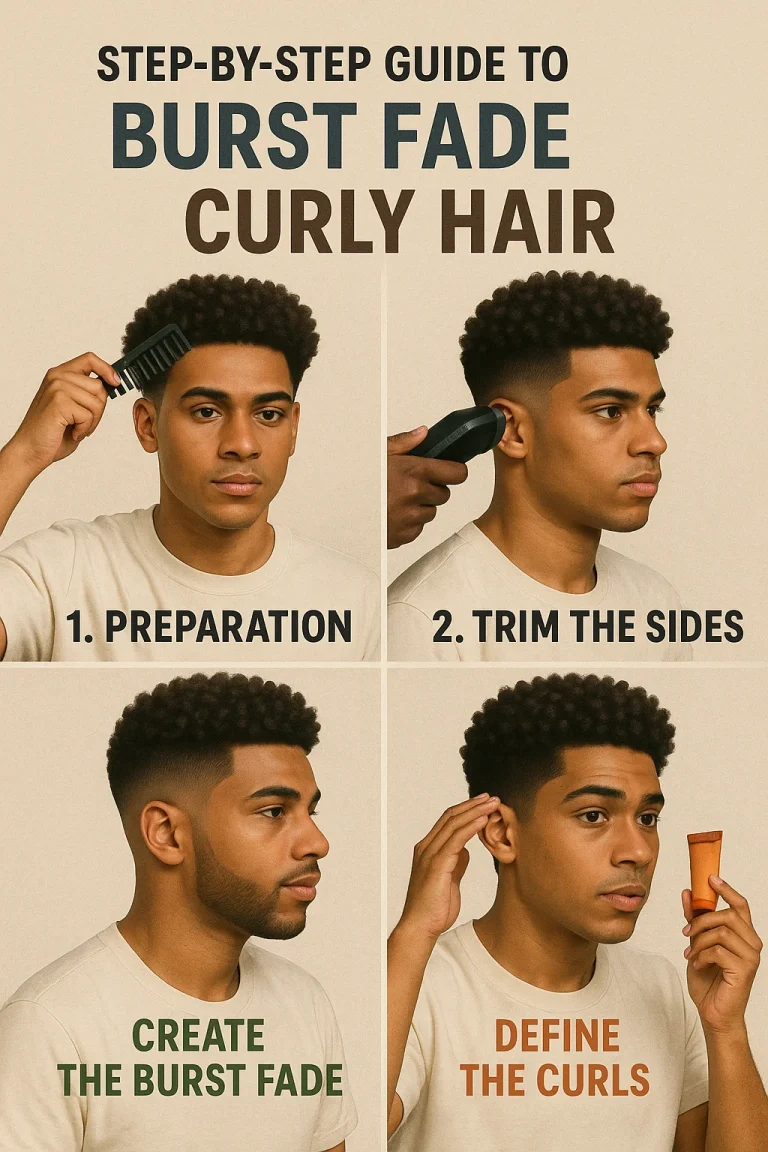Guide to Getting a Burst Fade Curly Hair