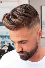 Undercut medium fade haircut
