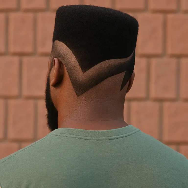 V Freestyle Reverse Fade Hairstyle
