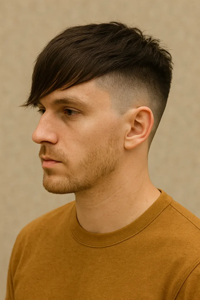 Asymmetrical Fringe with Undercut