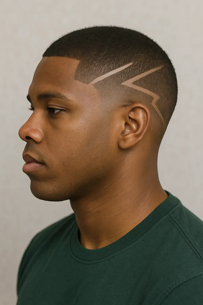 Buzz Cut with Design