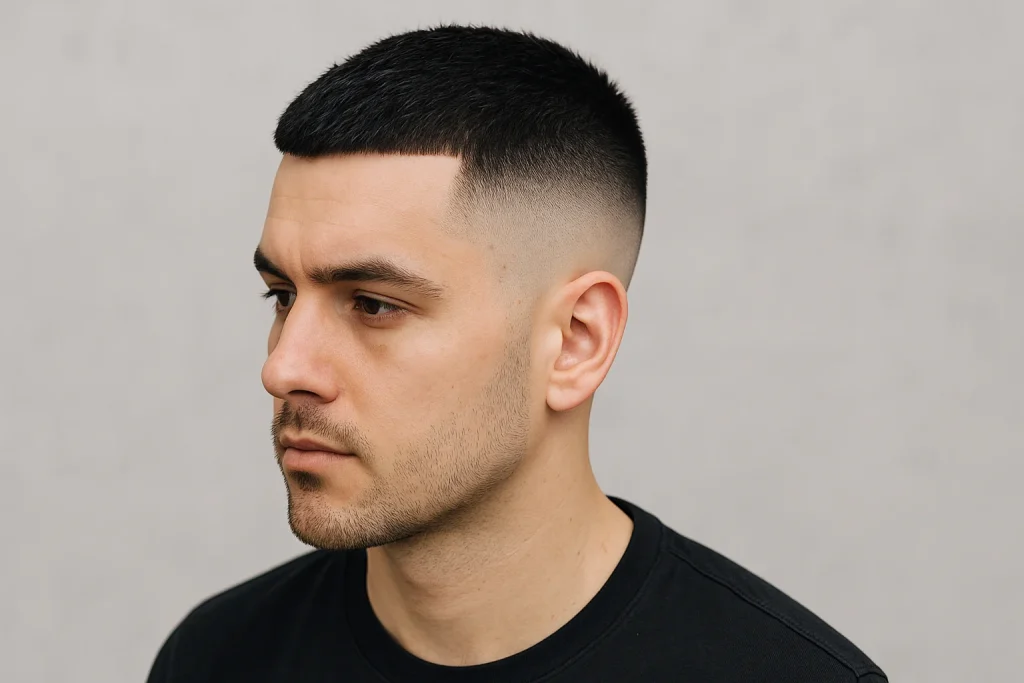 Crew Cut with Drop Fade