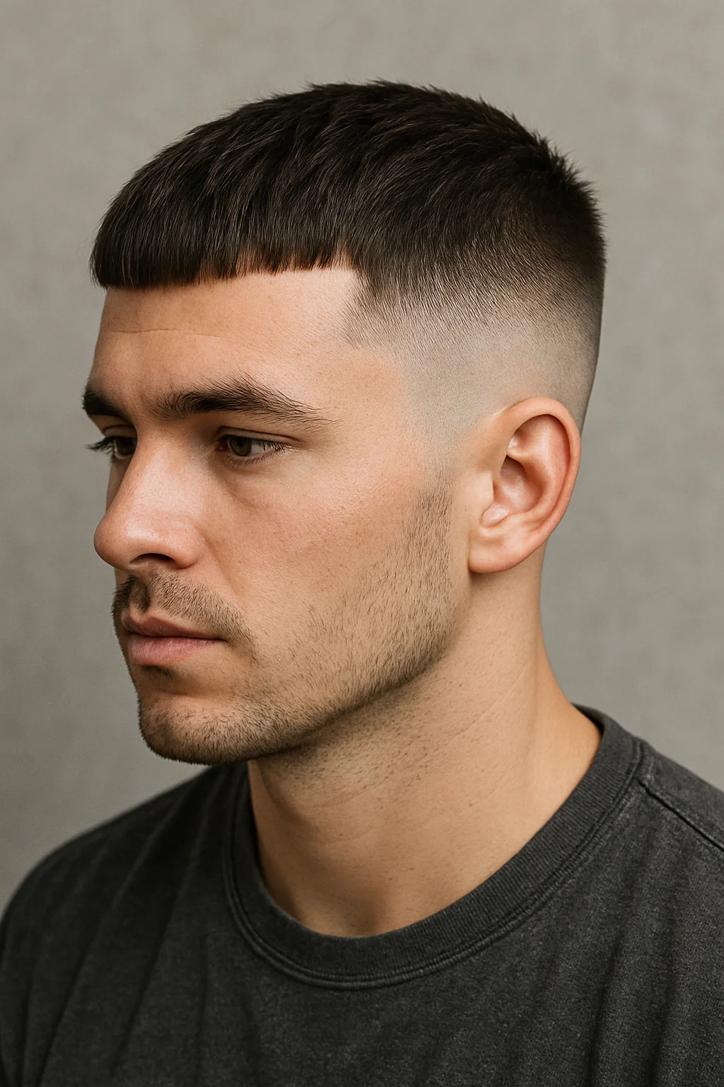 French Crop Skin Fade
