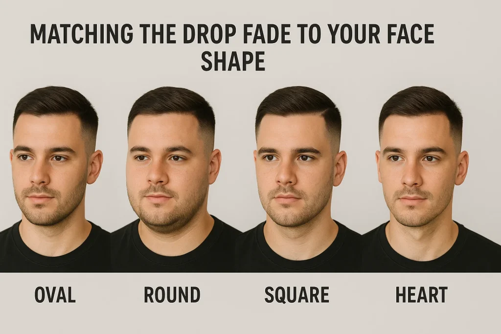 Matching the Drop Fade to Your Face Shape