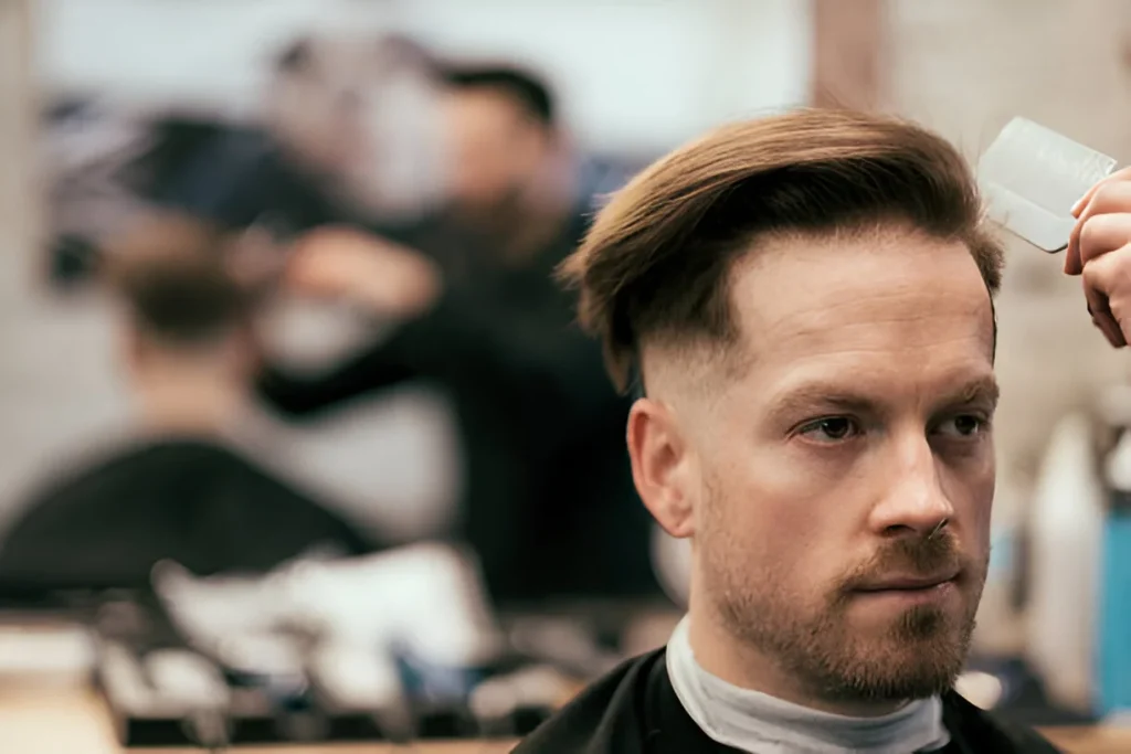 Side Part with Fade