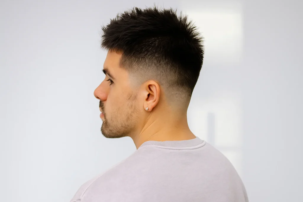 Textured Crop with Drop Fade