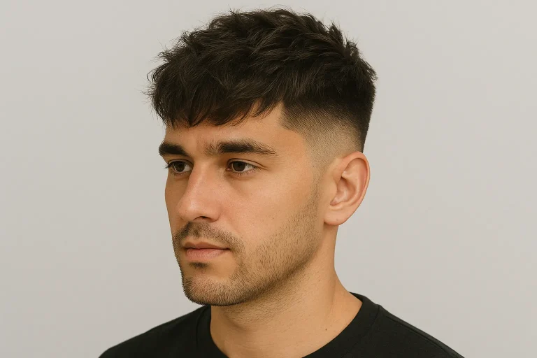 Asymmetrical French Crop Fade