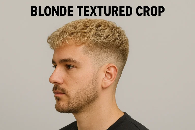 Blonde Textured Crop