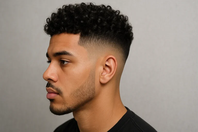 Curly Fade haircut
