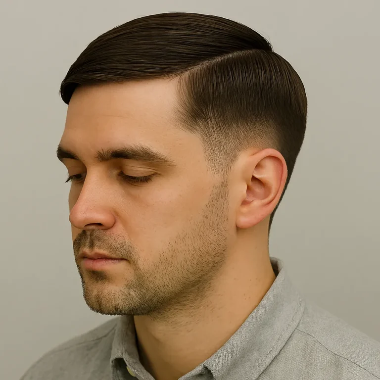 French Crop Comb Over