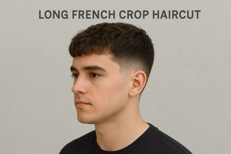 Long French Crop Haircut

