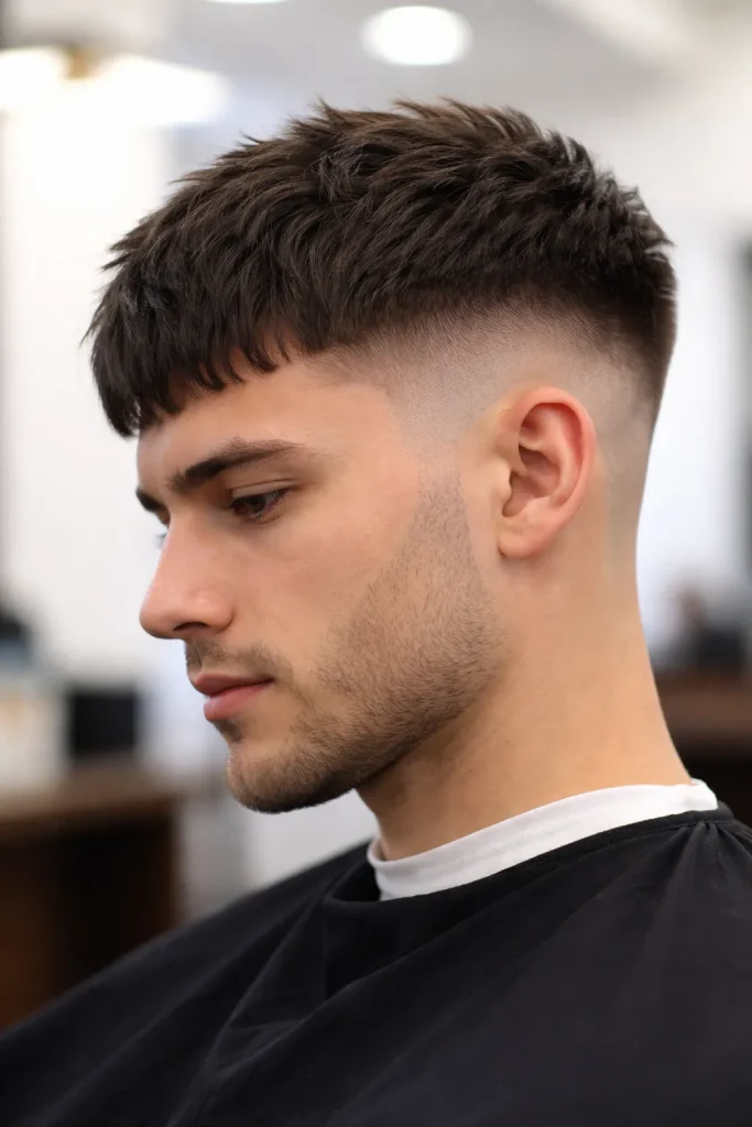 French Crop Haircut – Modern, Clean & Low Maintenance Style