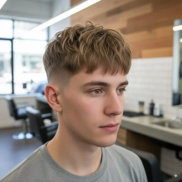 Textured French Crop Haircut