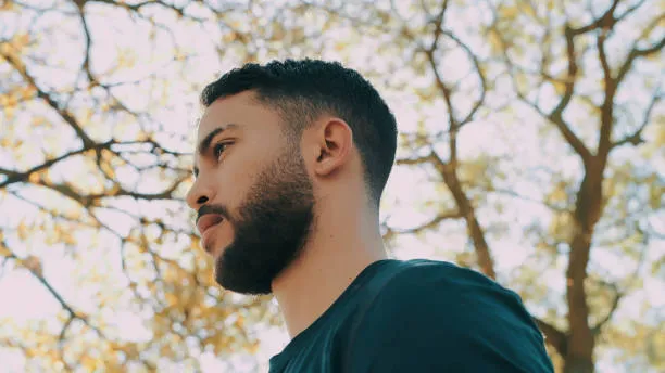 Burst Fade with Beard