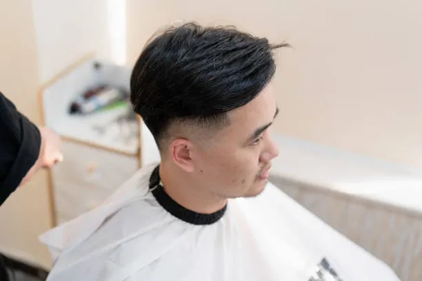 Flowing and Textured with Burst Faded Sides