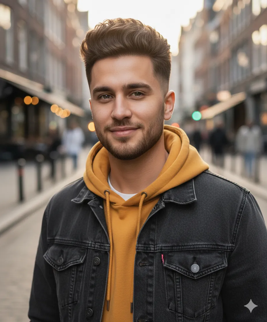 High Top Wavy Fade Haircut
