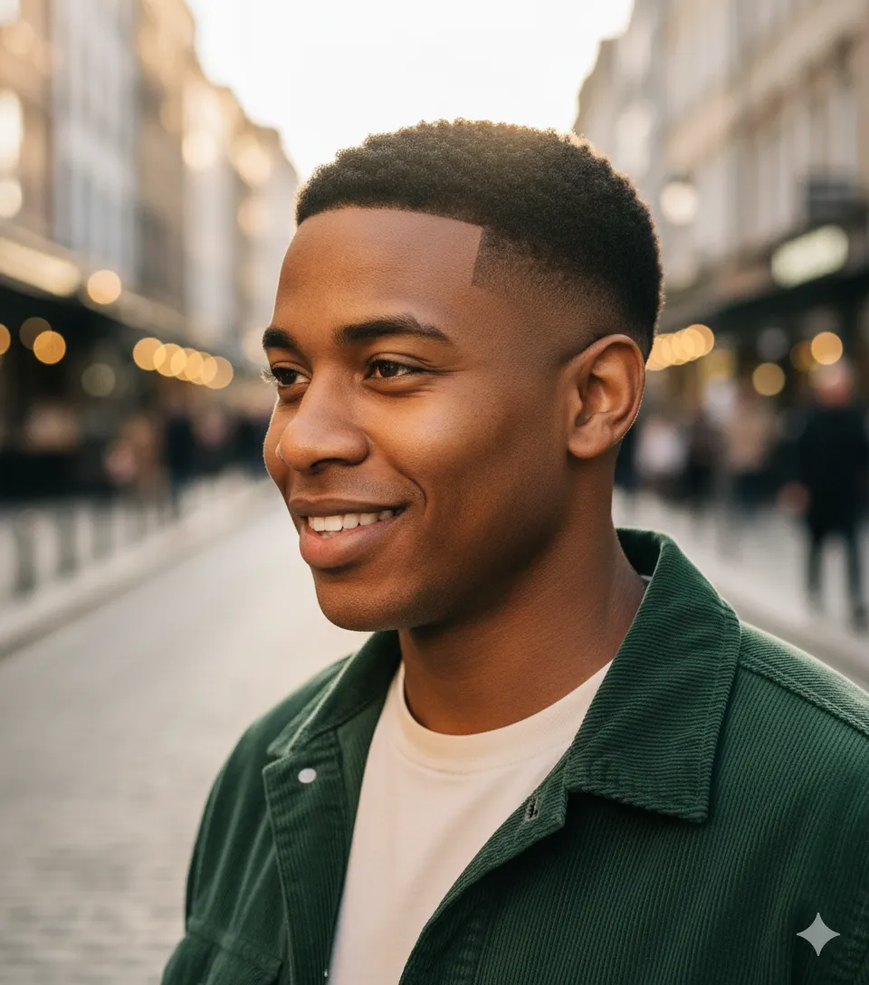 Short Afro Fade Haircut