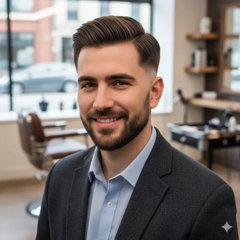 Side Part Fade Haircut