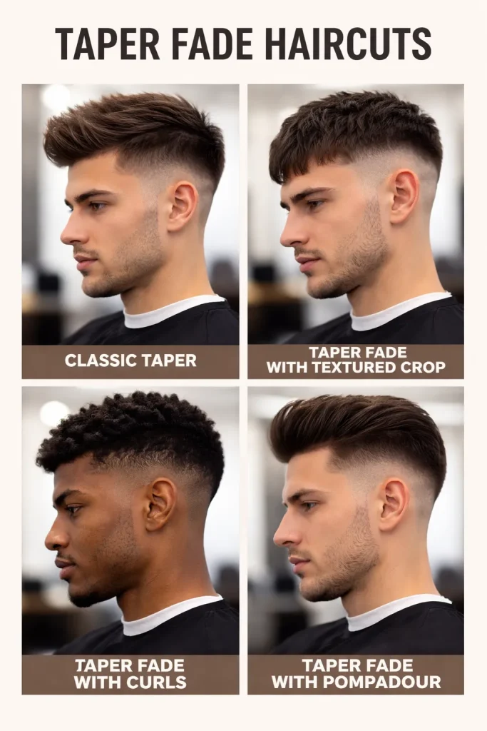  Taper Fade Styles for a Clean Professional Look