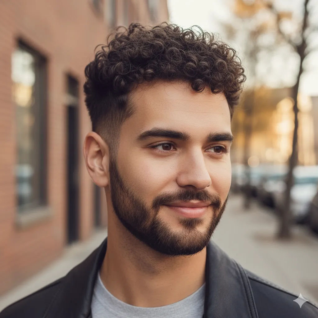 Taper Fade With Curly Hair