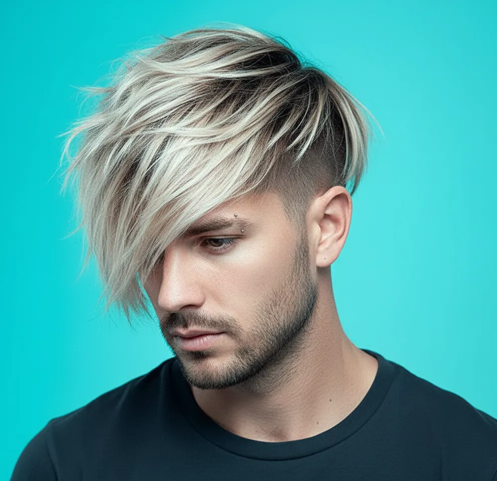 Long Side Swept Hair