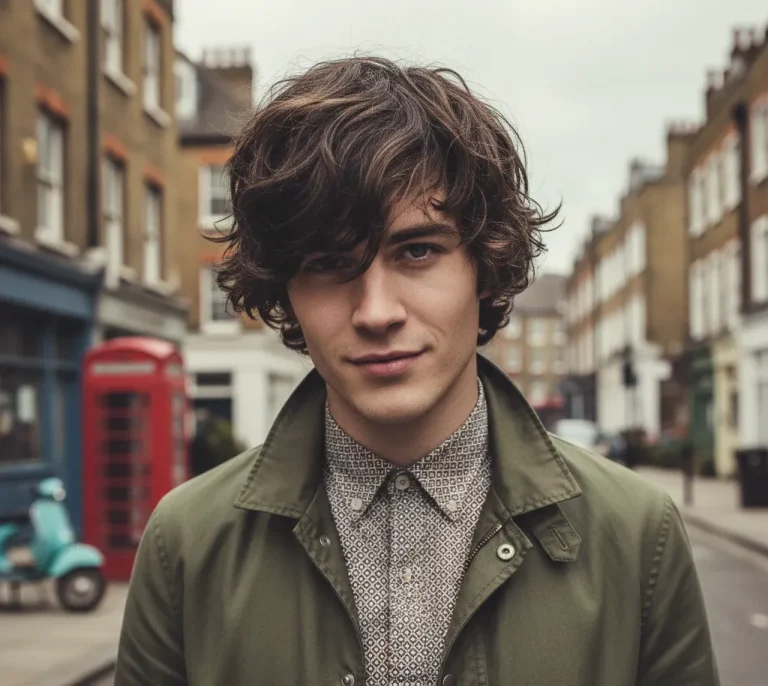Longer and Tousled Mod Haircut