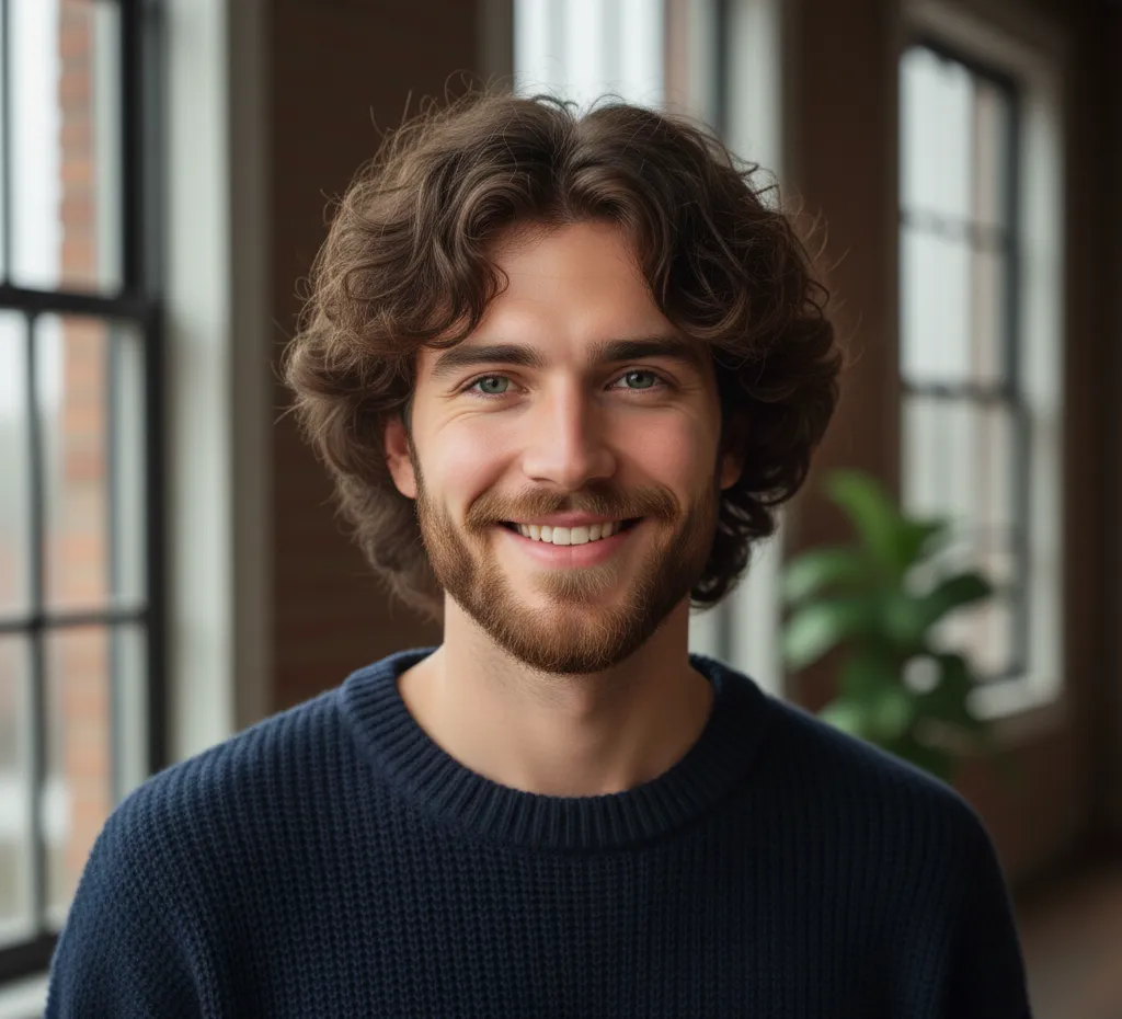 Thick, Shaggy Hair with Layers