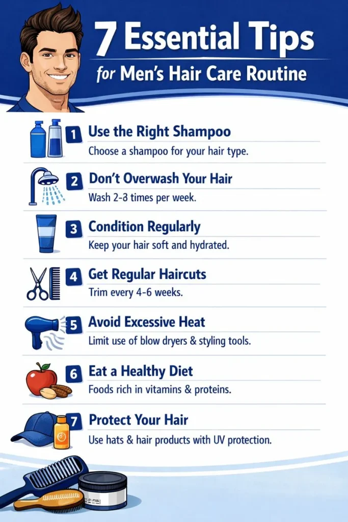 7 Essential Tips for Men’s Hair Care Routine
