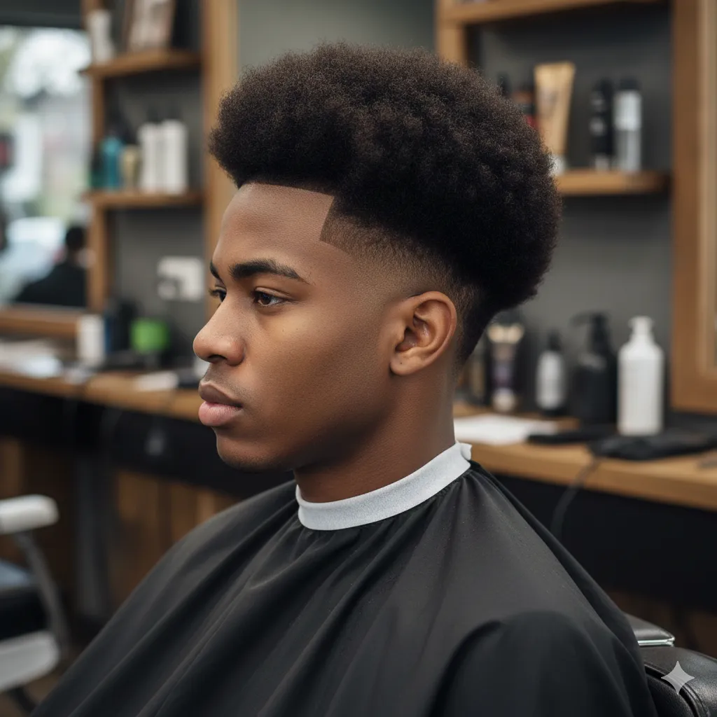 Afro Blowout Taper Fade