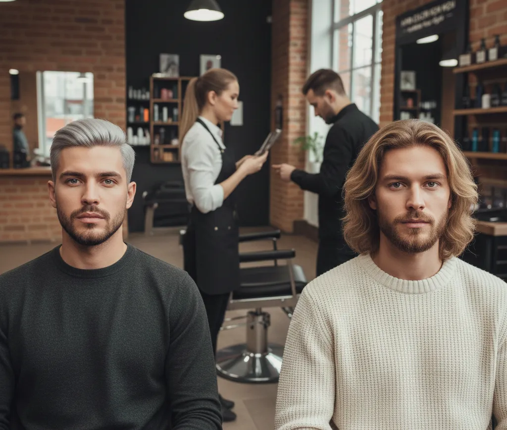 Blonde Shades men haircolor