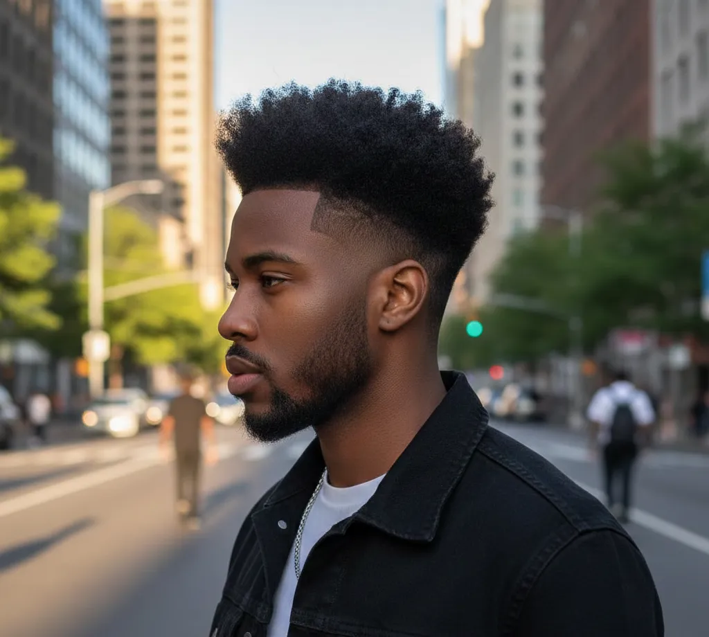 Blow Out Fade Haircut