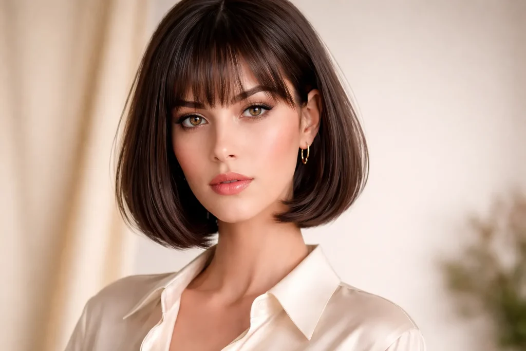 Bob Haircut with Bangs