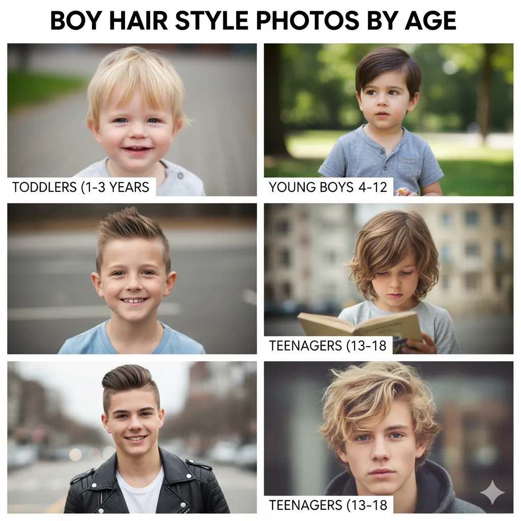 Boy Hair Style Photos by Age