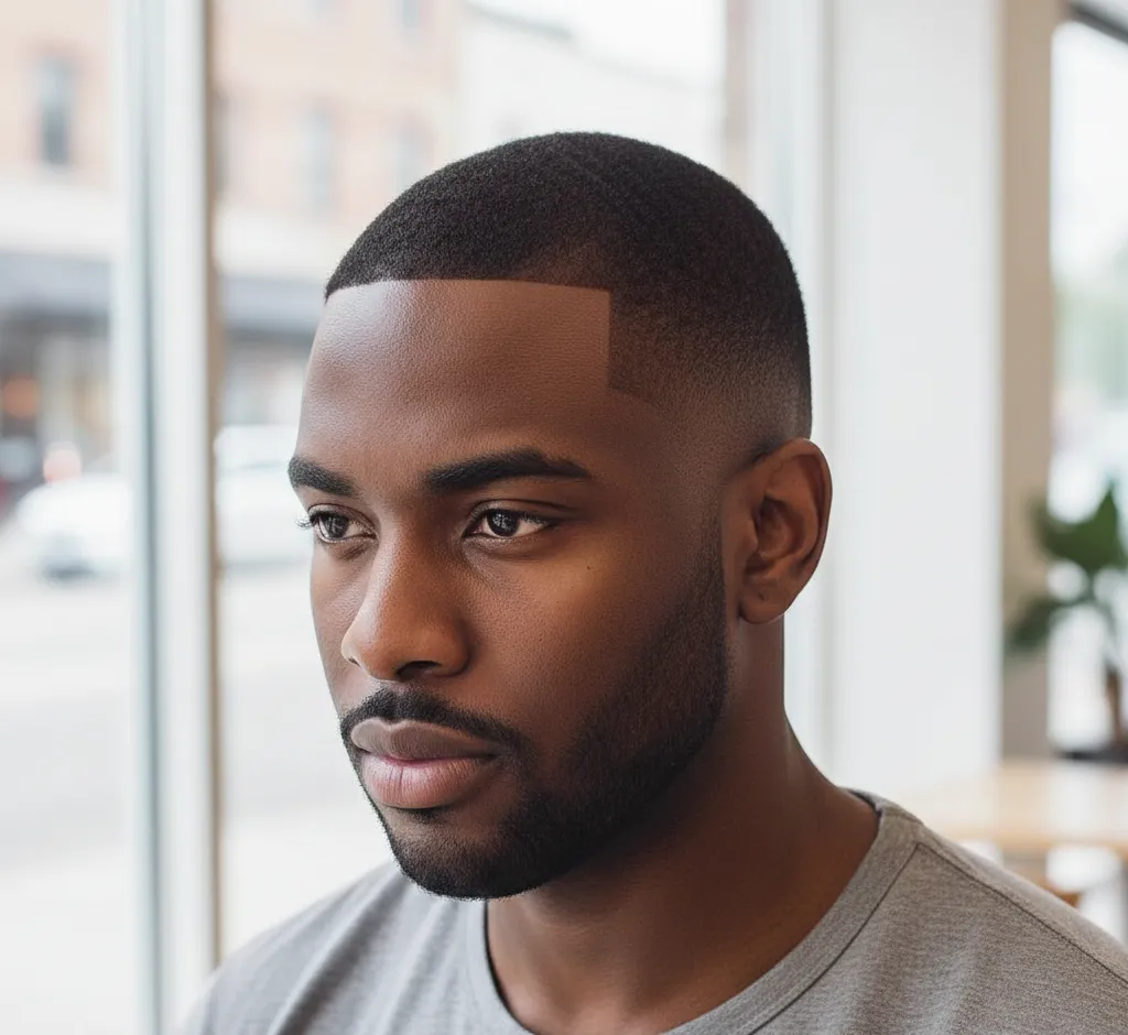 Buzz Cut Temple Fade