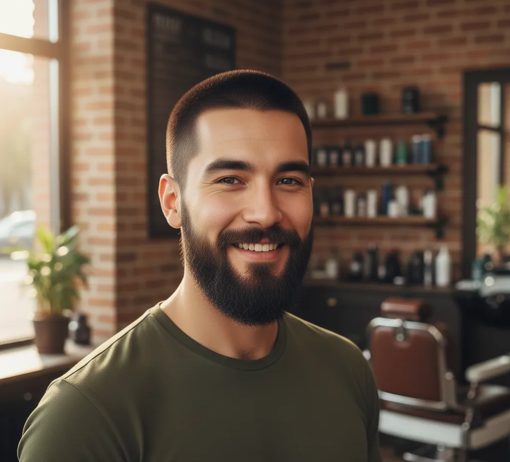Buzz Cut with Beard