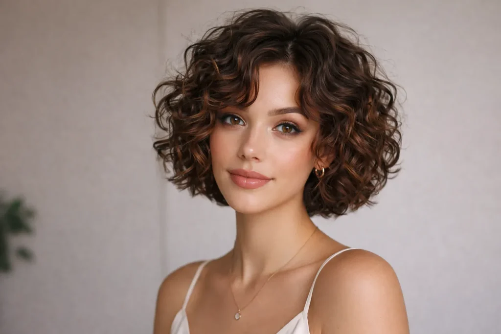 Curly Bob Haircut