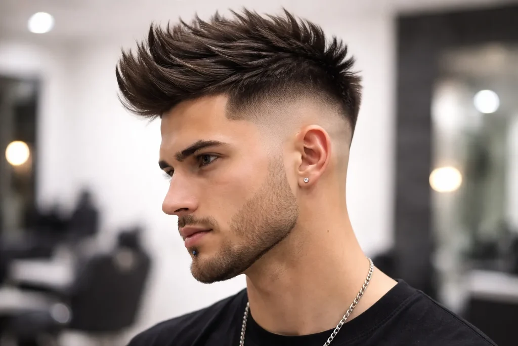 Faux Hawk Fade Haircut