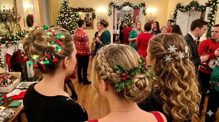 Festive Hairstyles for Christmas Parties