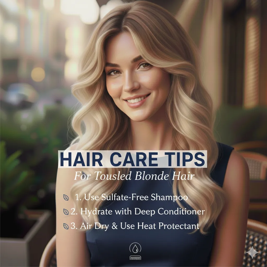 Hair Care Tips for Tousled Blonde Hair