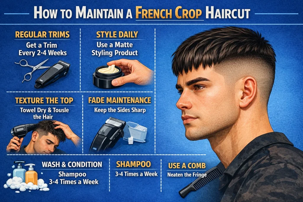 How to Maintain a French Crop Haircut