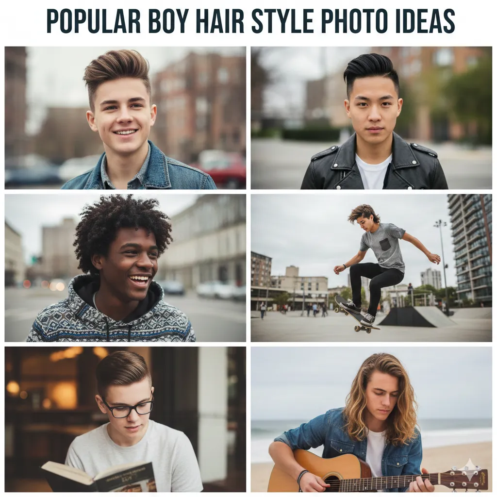 Popular Boy Hair Style Photo Ideas